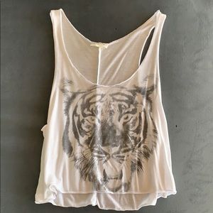 Sleeveless crop top